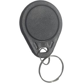 Chaveiro Tag Regravável 125Khz Preto 100 Unid.