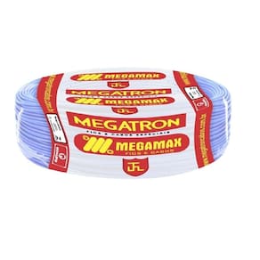 Fio Cabinho Flexível Megatron 1,0 Mm Rolo Com 100M Azul
