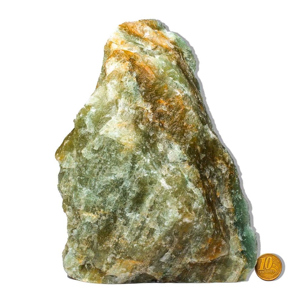 01 Ônix Verde Pé Serrado Natural 1,5 a 2kg 15 a 25cm Tipo B