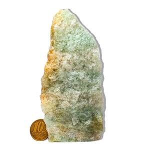 01 Ônix Verde Pé Serrado Natural 200 a 300g 8 a 12cm Tipo B