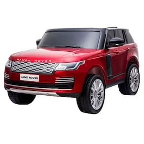 Mini Carro Elétrico Infantil 12V Range Rover Banco de Couro Mp5 Controle Vermelho Brinqway Bw-122mp5