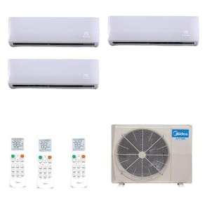 Ar Condicionado Split Inverter Midea 28000 BTUs (3x 9000 Hi Wall) Quente/Frio - 220V