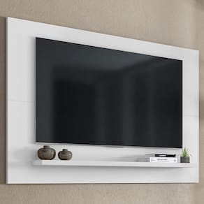 Painel para TV Até 60 Polegadas Mafra 1 Prateleira Branco - Pnr Móveis