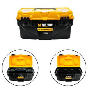 Caixa Plástica Organizadora de Ferramentas e Pesca 21” Fasterr - FST094