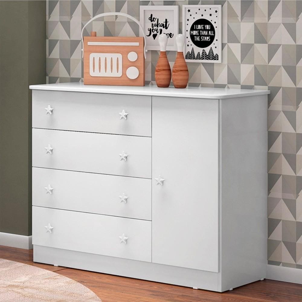 Cômoda Sapateira Branco (