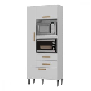 Multiuso Para Forno E Microondas Seul Branco Brilho Atualle Branco Brilho