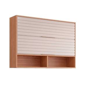 Armário Aéreo Cozinha Modulado Esplendida Freijo/off White