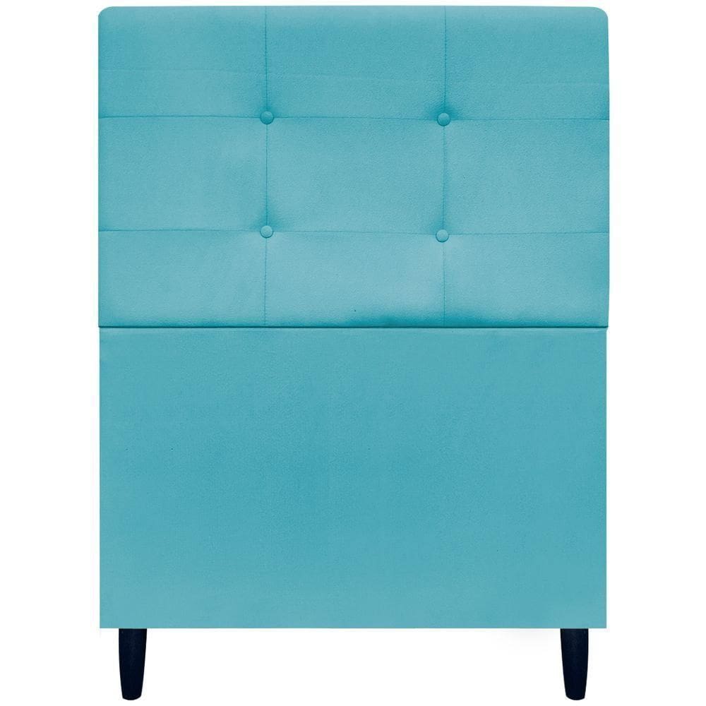 Cabeceira Para Cama De Solteiro 90 Cm Ivy Suede