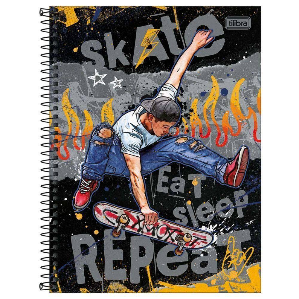 Caderno Espiral Capa Dura Universitário A4 1 Matéria 80 Folhas Do It! Tilibra Estampa 3