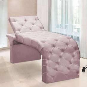 Maca Estofada Estética Cílios Regulável Spa Suede Ana Clara Rosê