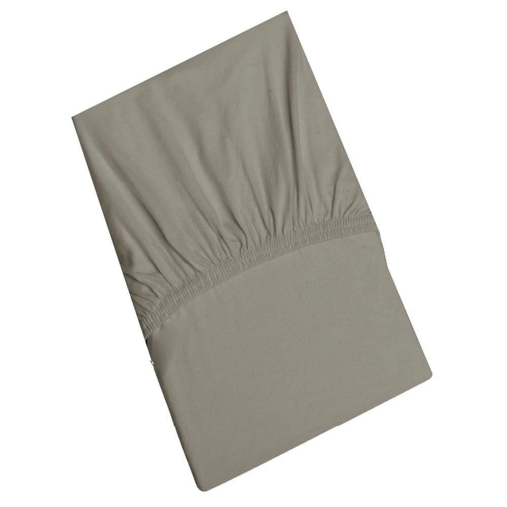 Lençol Tecebem King Malha C/ Elástico Liso 193mx203mx40cm Castanho