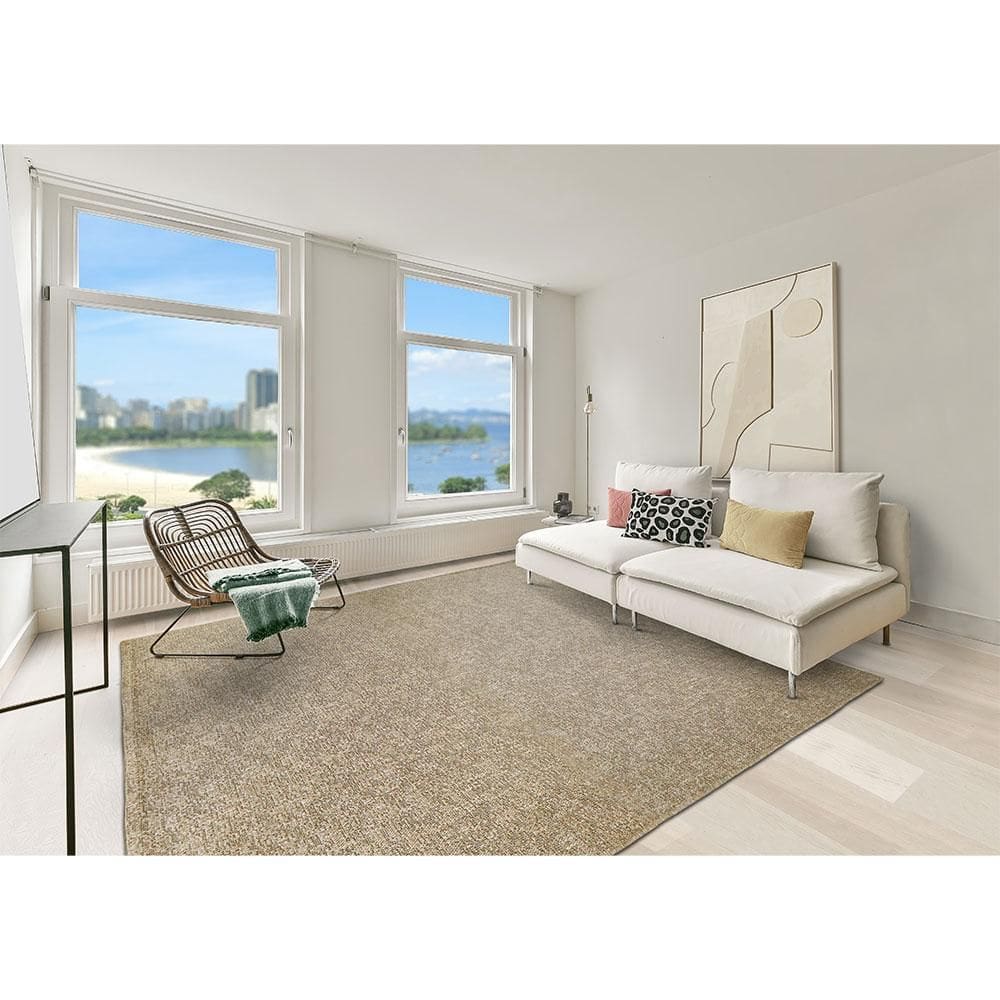 Tapete Eco Terra Areia 195x250cm Tapetes São Carlos