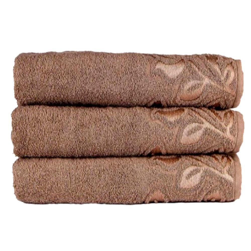 Toalha De Rosto Lmpeter Guadalupe 48cm X 80cm Fendi - 03 Unidades