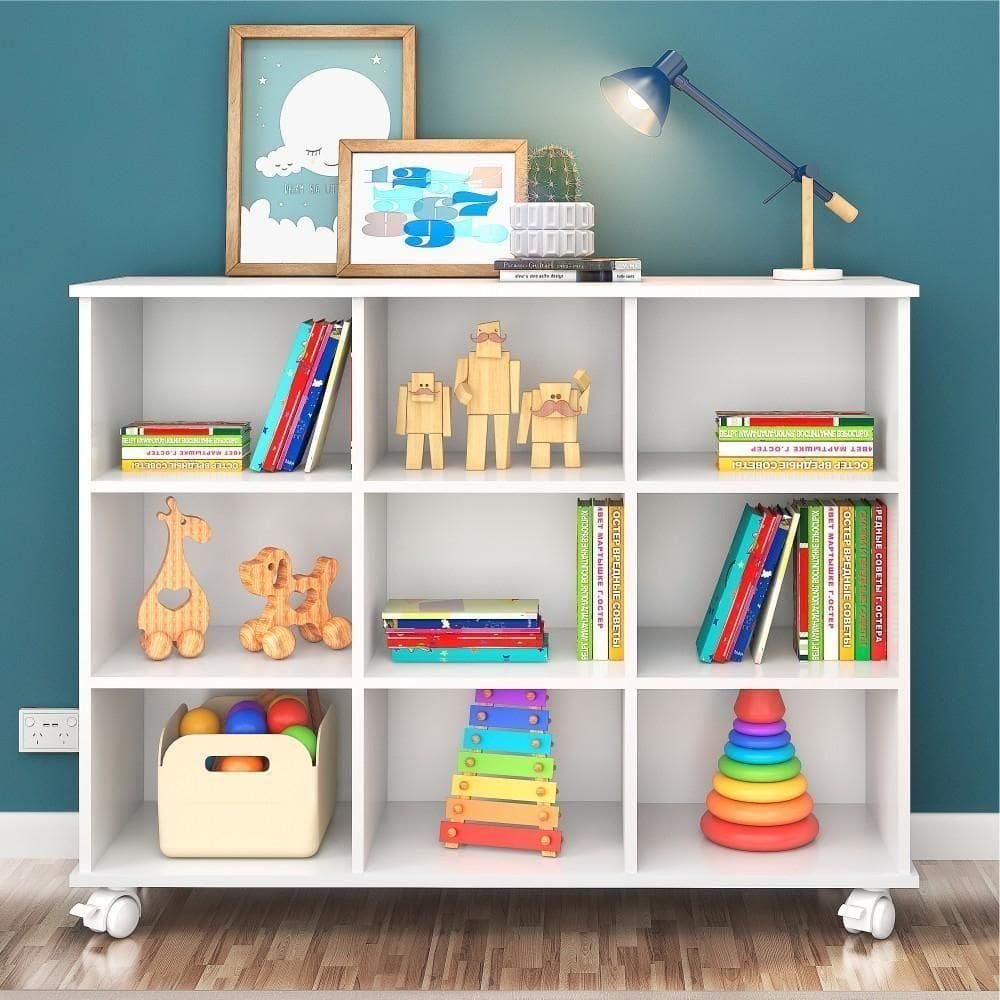 Nicho Organizador Branco Com Rodízios (