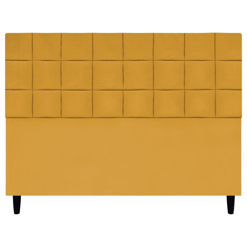 Cabeceira Estofada Para Cama Box Queen 160 Cm Florem Suede