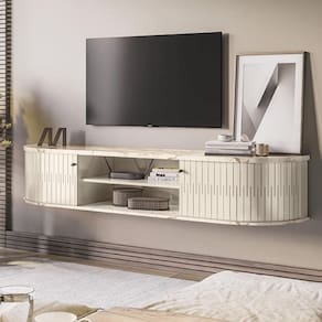 Rack Suspenso Com Design Contemporâneo Siena Calacata/off-white