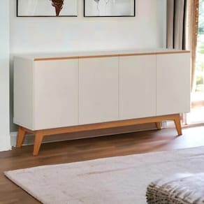 Buffet Ares Lux 04 Portas Off White Tebarrot