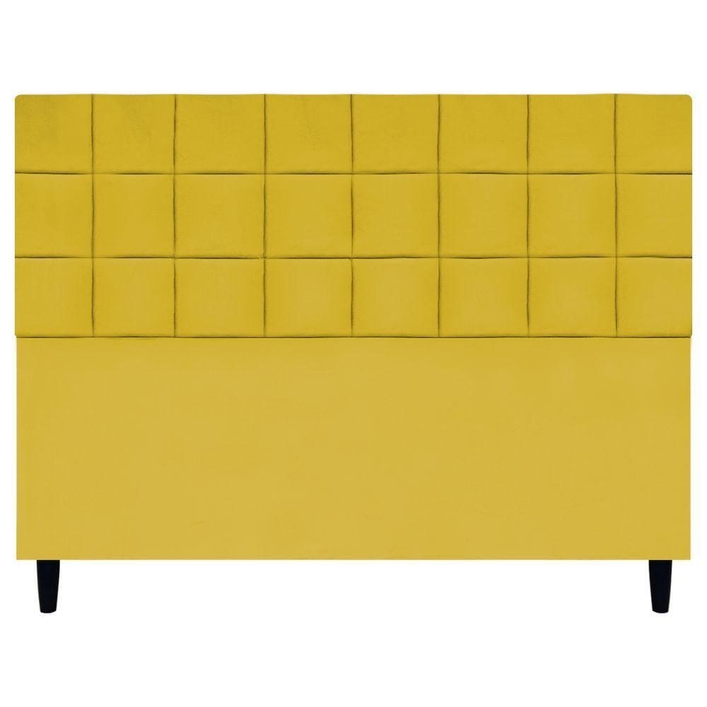 Cabeceira Estofada Para Cama Box Queen 160 Cm Florem Suede
