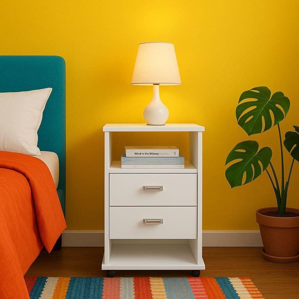 Mesa De Apoio Mdf Decorativa Multiuso – Compacta E Funcional