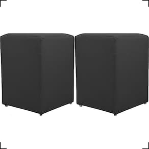 Kit 2 Puff Dado Decorativo Para Sala Recepção Penteadeira Material Sintético Cores