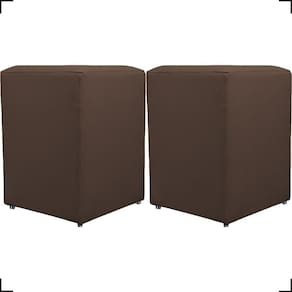Kit 2 Puff Dado Decorativo Para Sala Recepção Penteadeira Material Sintético Cores