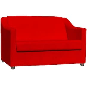 Namoradeira Decorativa Para Sala Recepção Manicure Consultório Escritório Mila Suede