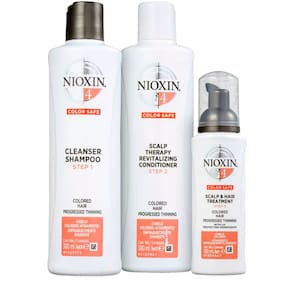 Kit Nioxin System 4 - Shampoo 300ml + Conditioner 300ml + Treatment 100ml