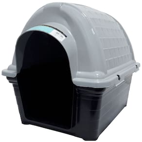 Casinha de Cachorro Cão e Gato Plástica Iglu Número 5 Porte Médio Furacão Pet N5,0
