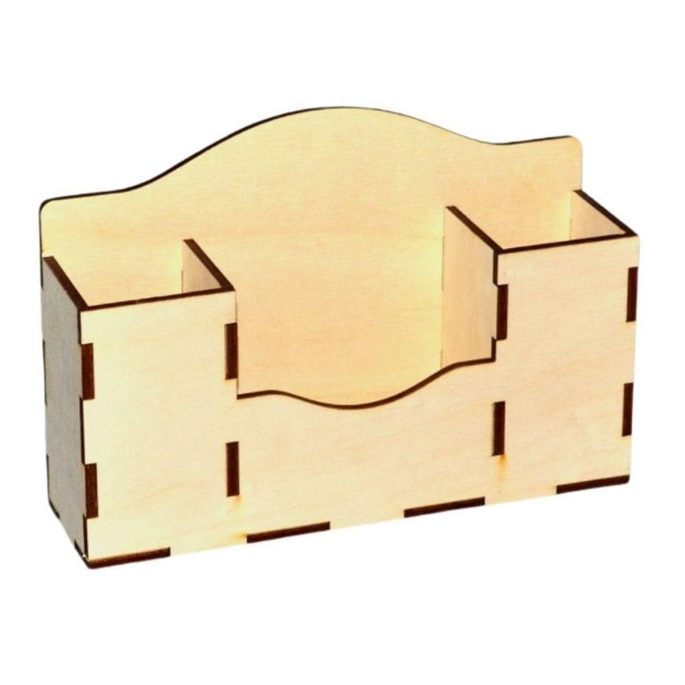 Porta Guardanapo E Sachê Em Mdf - Kit 5 Unidades