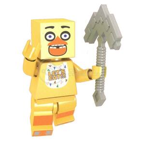 Brinquedo Boneco Bloco De Montar Five Nights At Freddy´s Fnaf Compatível Com Lego - Chica