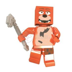 Brinquedo Boneco Bloco De Montar Five Nights At Freddy´s Fnaf Compatível Com Lego - Foxy