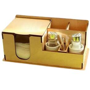 Porta Guardanapo E Sachê Em Mdf - Kit 10 Unidades