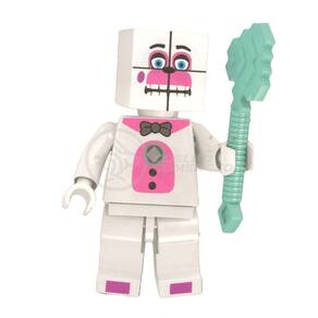 Brinquedo Boneco Bloco De Montar Five Nights At Freddy´s Compatível Com Lego - Funtime Freddy