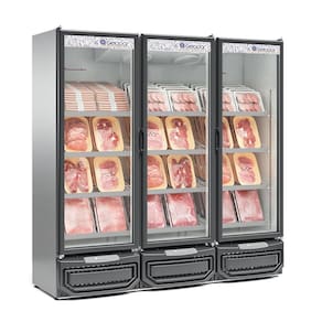 Refrigerador Expositor Vertical 1468 Litros Inox 220V Gelopar GCBC-1450 TI