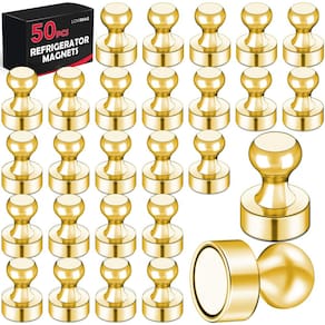 Ímãs de geladeira LOVIMAG Fridge Whiteboard Gold 50 unidades