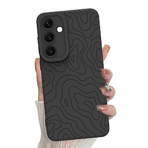 Capa de telefone MZELQ Silicone Wave Ripple para Samsung Galaxy S24 Fe