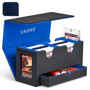 Caixa de baralho de cartas UAONO Double Card Storage MTG 200+ Cards