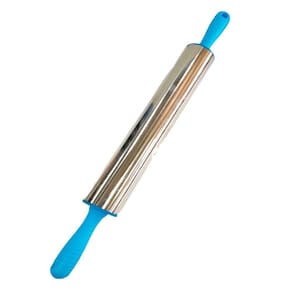 Rolo para Massa Inox 50 cm N214470-7 Azul - Quanhe
