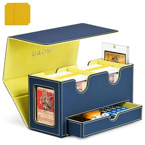 Caixa de baralho de cartas UAONO Double Card Storage MTG 200+ Cards