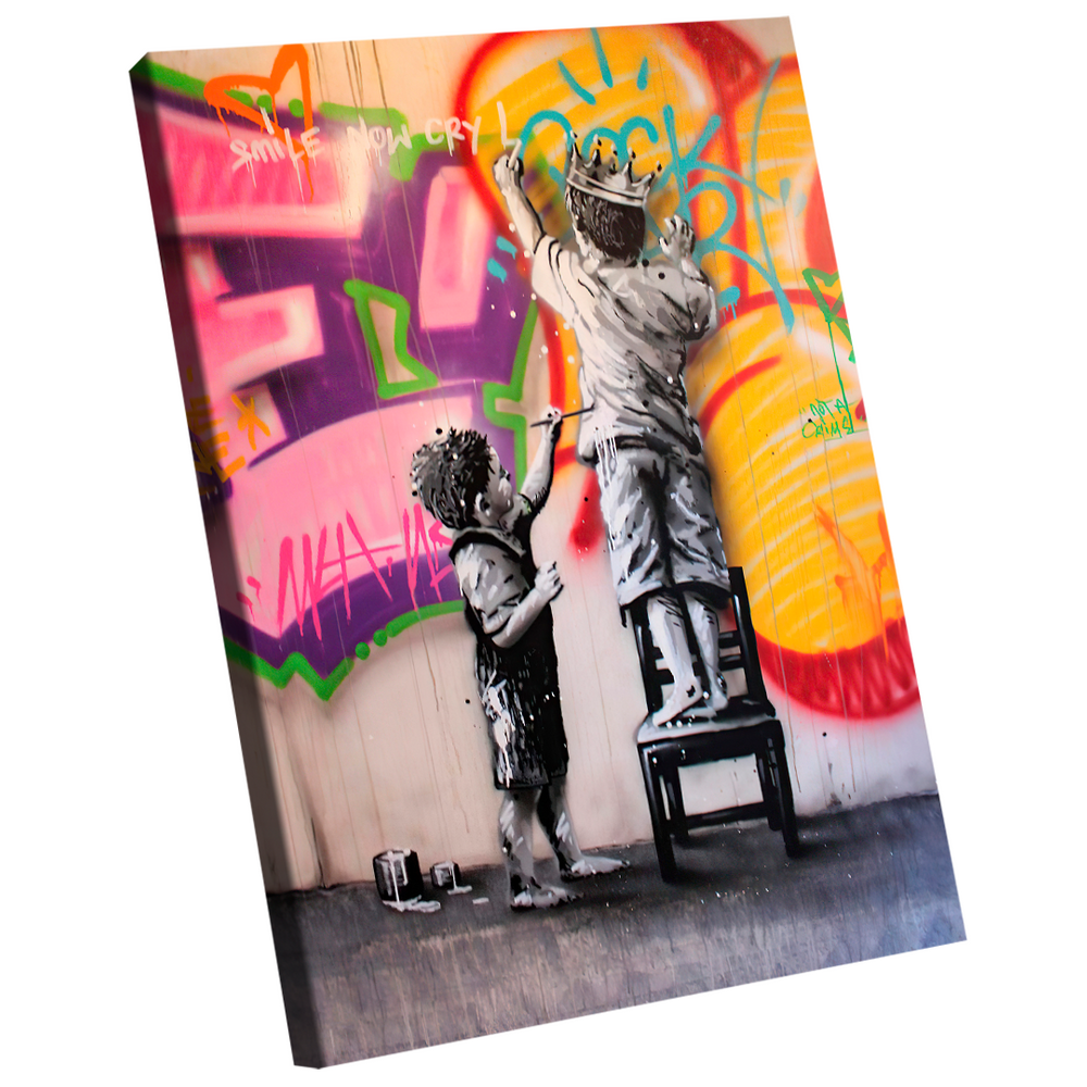 Quadro Decorativo Chora Agora, Ri depois