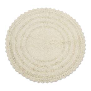 Tapete de banho DII Crochet Collection reversível com 70 cm de diâmetro