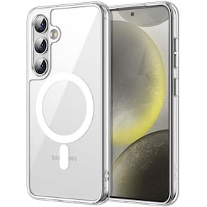 Capa magnética JeTech para Samsung Galaxy S24+/ S24 Plus 5G Clear