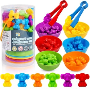 Counting Koalas Toys, jogos que combinam com tigelas de seleção para crianças
