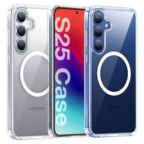Capa de telefone TORRAS magnética à prova de choque para Samsung Galaxy S25