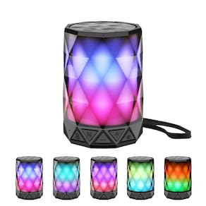 Alto-falante Bluetooth portátil LFS Night Light Waterproof 5W