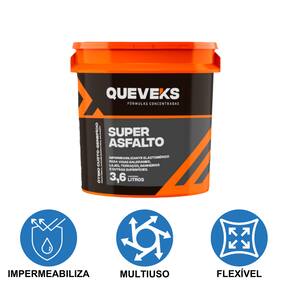 Impermeabilizante Super Asfalto 3,6 L Queveks