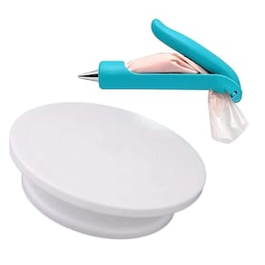 Kit Suporte Bailarina Giratória Com Caneta Confeiteiro