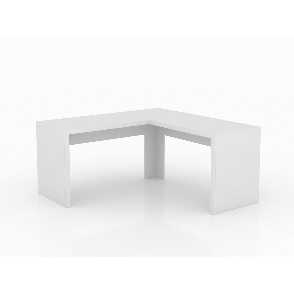 Mesa Escritório Angular ME4116 Branco - Tecnomobili