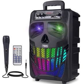 Alto-falante Bluetooth E I F E R Cool Skull Portátil Sem Fio
