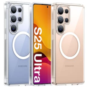 Capa de telefone TORRAS magnética à prova de choque para Samsung S25 Ultra